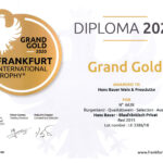 Grand Gold Frankfurt Höchst prämierter öster. Rotwein 2020