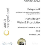 Wein Burgenland 2022