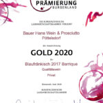 Weinprämierung Burgenland Gold 2020